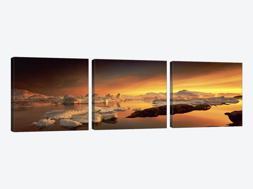 Disko BayGreenland by Panoramic Images 3-piece Canvas Artwork