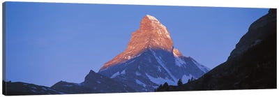 Mt Matterhorn Zermatt Switzerland Canvas Art Print - Switzerland Art