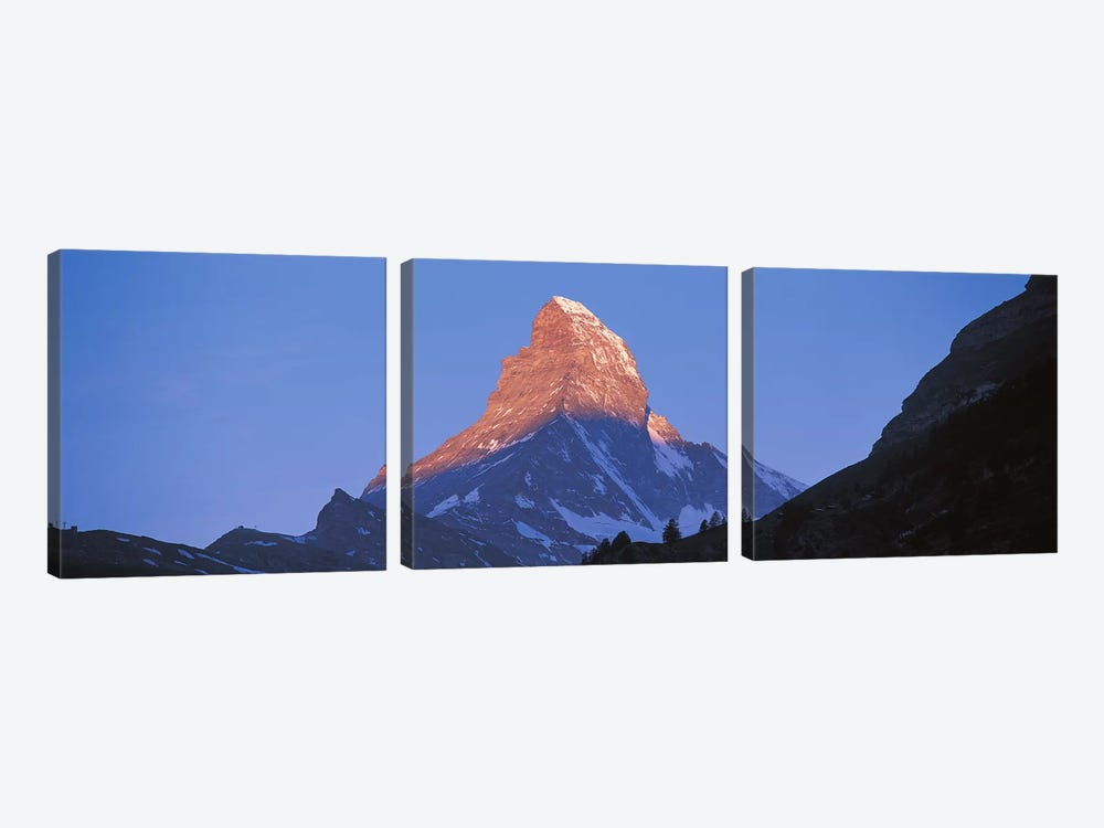 Mt Matterhorn Zermatt Switzerland by Panoramic Images 3-piece Art Print