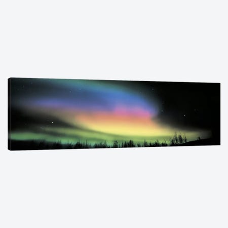 Northern Lights Canvas Print #PIM2425} by Panoramic Images Canvas Wall Art