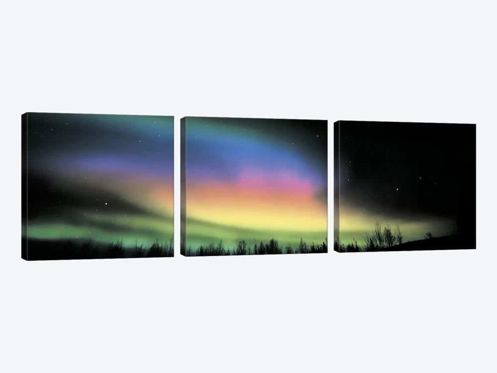 Northern Lights by Panoramic Images 3-piece Canvas Art