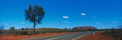 Road Ayers Rock Uluru-Kata Tjuta National Park Australia by Panoramic Images multi panel art