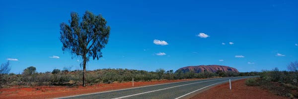 Road Ayers Rock Uluru-Kata Tjuta National Park Australia
