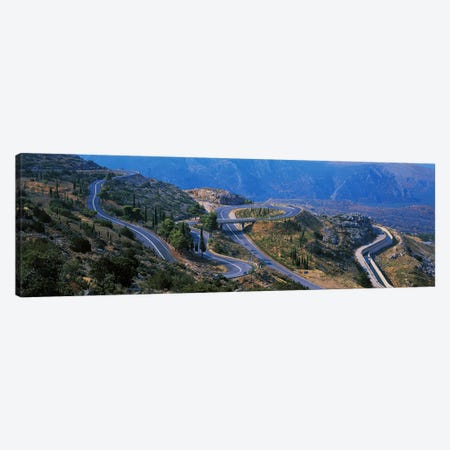 Highway Delphi Greece Canvas Print #PIM2432} by Panoramic Images Canvas Art