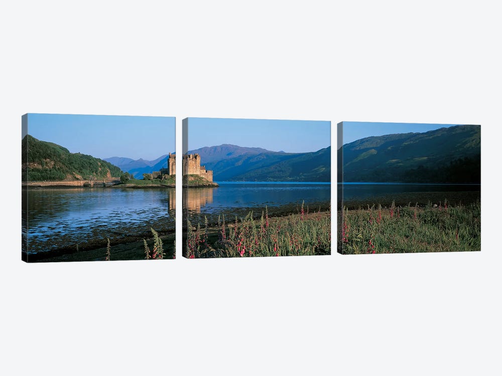Eilean Donan Castle & Loch Duich Scotland by Panoramic Images 3-piece Canvas Print