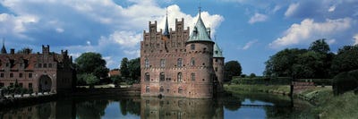 Egeskov Castle Odense Denmark by Panoramic Images multi panel art
