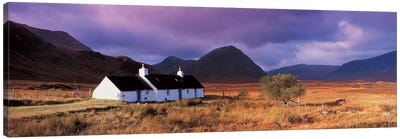 Black Rock Cottage White Corries Glencoe Scotland Canvas Art Print - Scotland Art