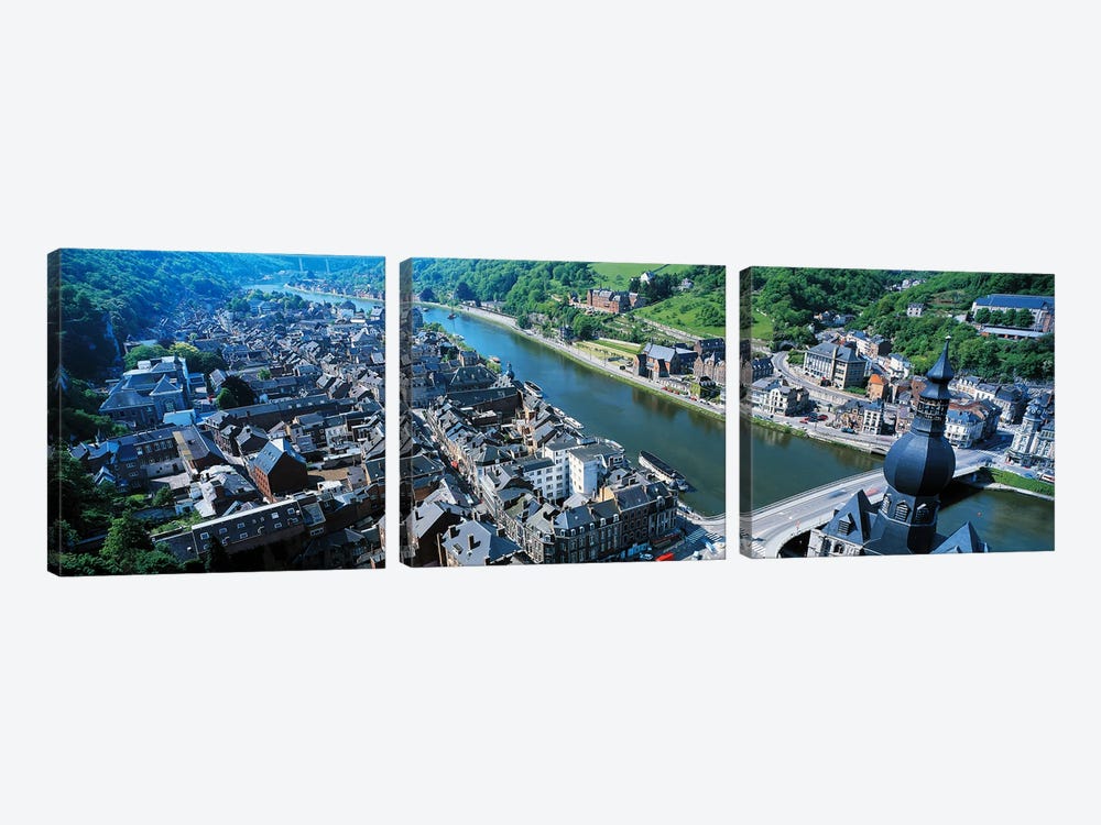 Dinant Ardennes Belgium by Panoramic Images 3-piece Canvas Art Print