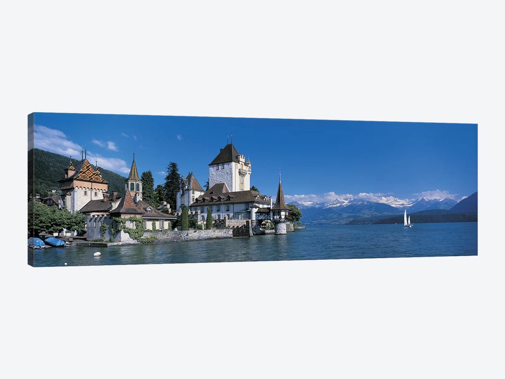 Oberhofen Castle w\ Thuner Lake Switzerland by Panoramic Images 1-piece Art Print