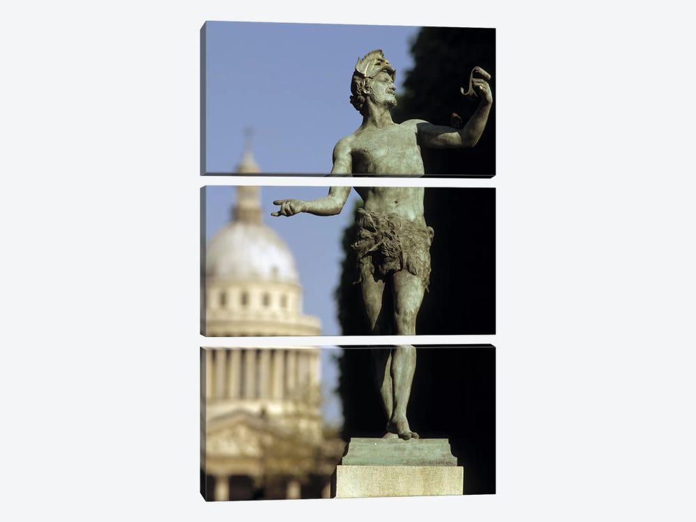 The Pantheon Paris France by Panoramic Images 3-piece Canvas Wall Art