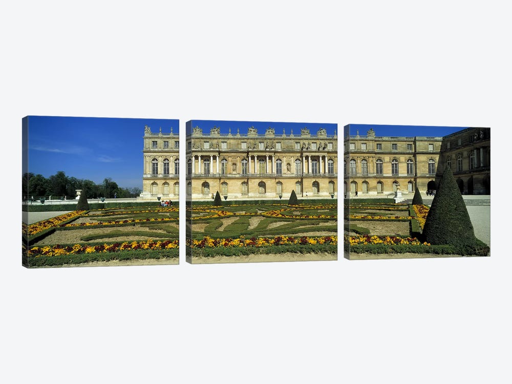 Versailles Palace France by Panoramic Images 3-piece Canvas Wall Art
