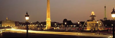 Place de la Concorde Paris France by Panoramic Images canvas print