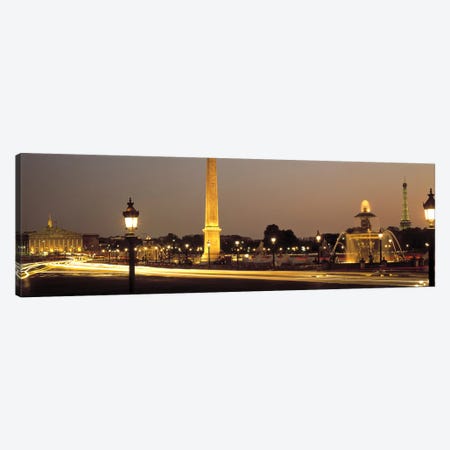 Place de la Concorde Paris France Canvas Print #PIM2482} by Panoramic Images Canvas Print
