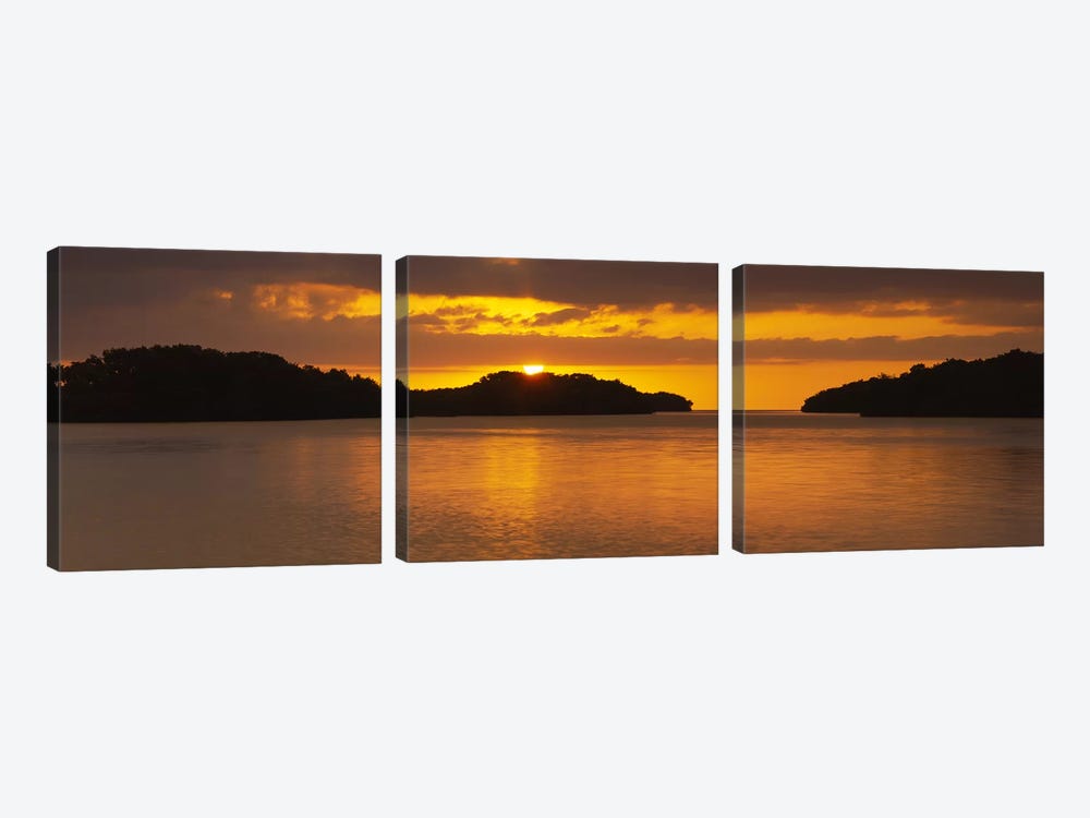 Islands in the seaEverglades National Park, Miami, Florida, USA by Panoramic Images 3-piece Canvas Art