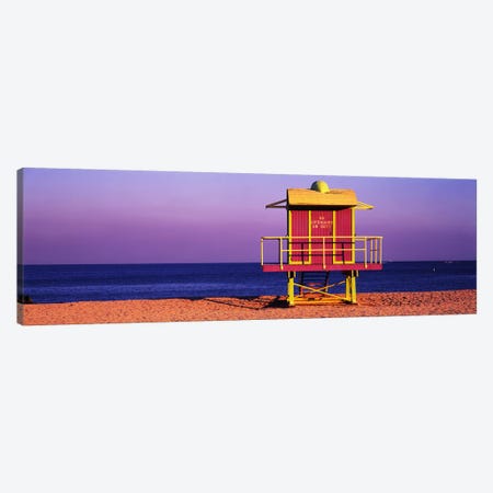 Lifeguard HutMiami Beach, Florida, USA Canvas Print #PIM2496} by Panoramic Images Canvas Print