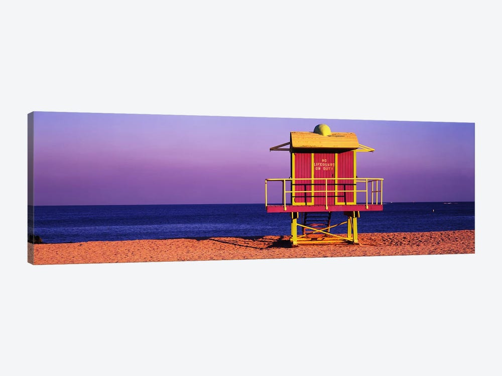Lifeguard HutMiami Beach, Florida, USA by Panoramic Images 1-piece Canvas Art