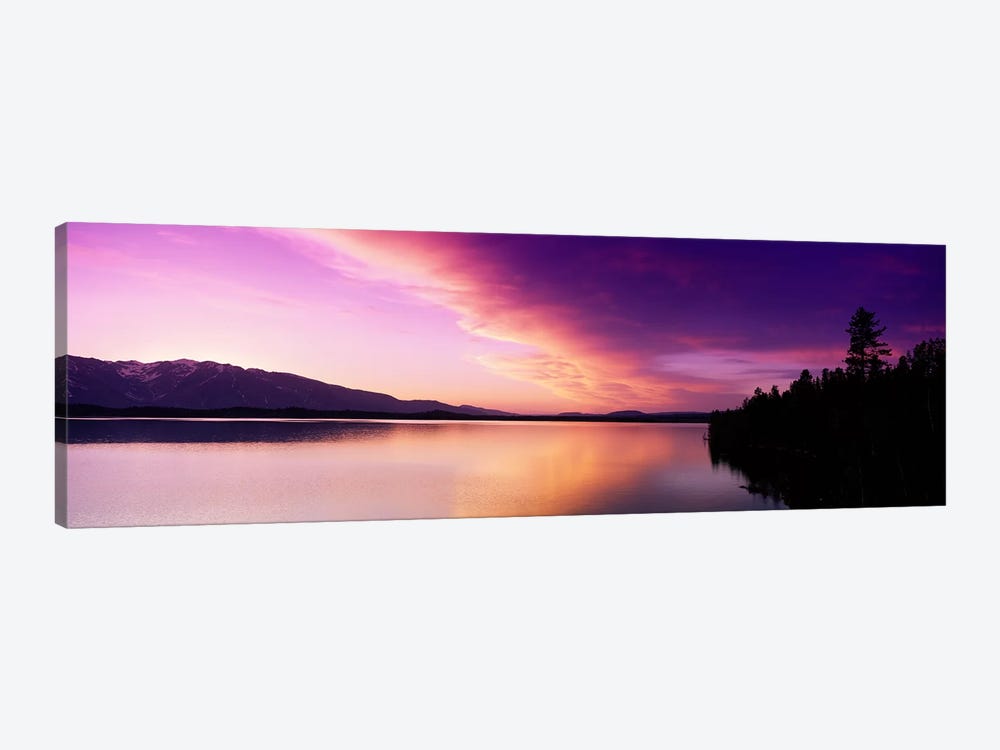 Sunset Jackson Lake Grand Teton National Park WY USA by Panoramic Images 1-piece Canvas Art Print