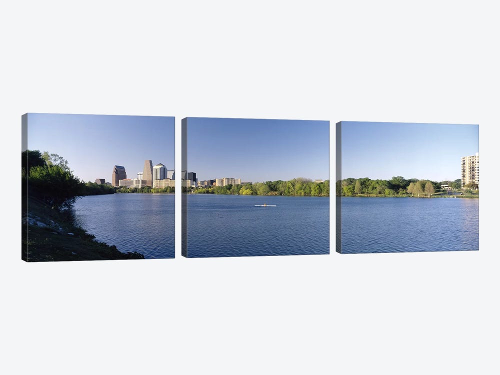Buildings in a cityAustin, Texas, USA by Panoramic Images 3-piece Canvas Print