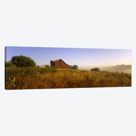 Country Barn, Iowa County, Wisconsin, USA Canvas Print #PIM2511} by Panoramic Images Art Print