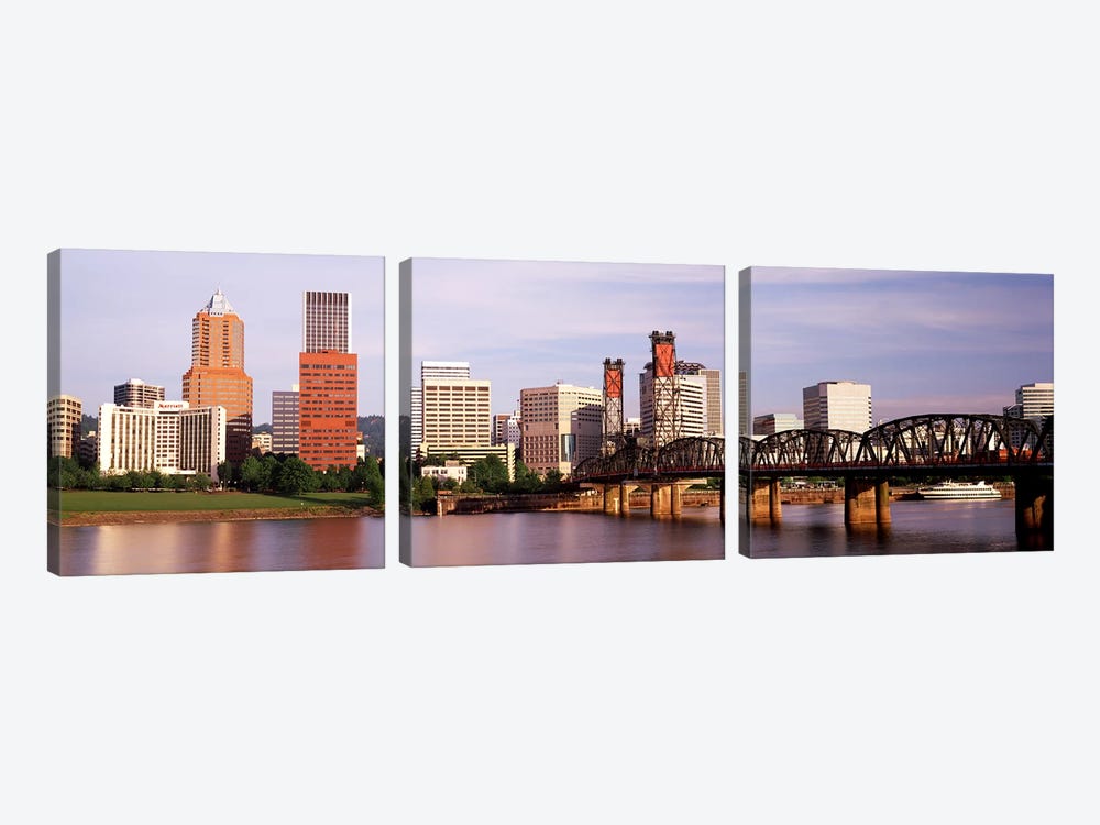 Portland, Oregon, USA by Panoramic Images 3-piece Canvas Artwork