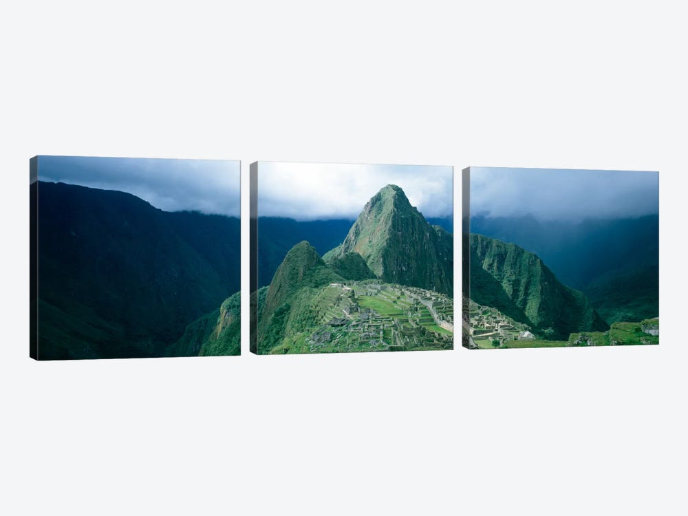 Ruins, Machu Picchu, Peru by Panoramic Images 3-piece Art Print