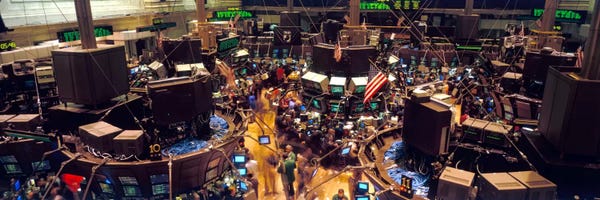 New York City: Trading Floor, NYSE, New York City, New York, USA by Panoramic Images