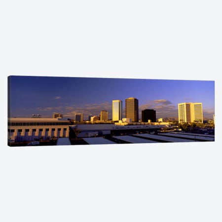 Cityscape Phoenix AZ Canvas Print #PIM2533} by Panoramic Images Art Print