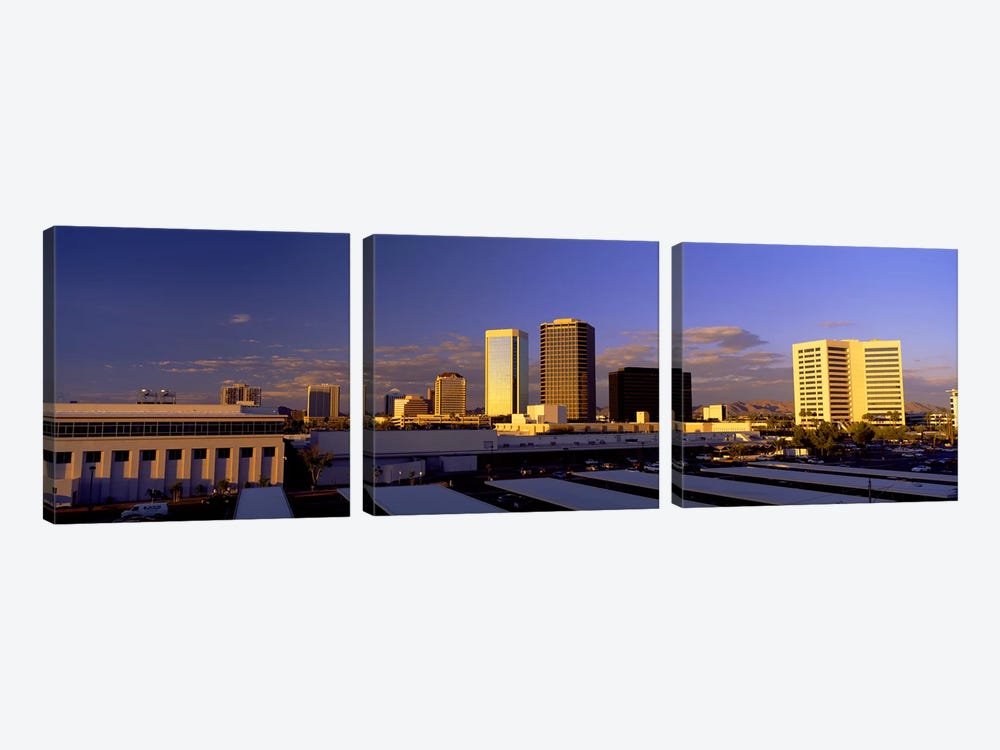 Cityscape Phoenix AZ by Panoramic Images 3-piece Canvas Art