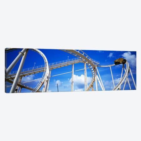 Batman The Escape Rollercoaster, Astroworld, Houston, Texas, USA Canvas Print #PIM253} by Panoramic Images Canvas Art Print