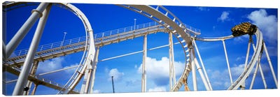 Batman The Escape Rollercoaster, Astroworld, Houston, Texas, USA Canvas Art Print - Amusement Parks