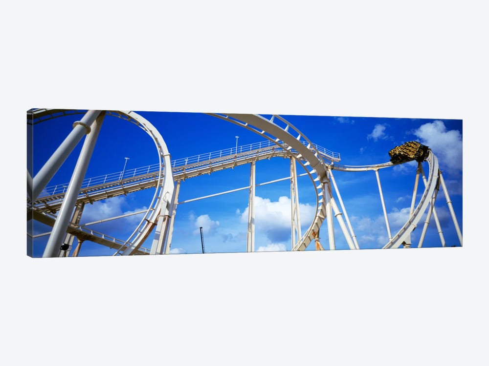 Batman The Escape Rollercoaster, Astroworld, Houston, Texas, USA by Panoramic Images 1-piece Canvas Art Print