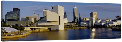 Buildings In A City, Cleveland, Ohio, USA Canvas Art Print - Ohio Art