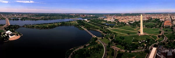 Aerial Washington DC USA