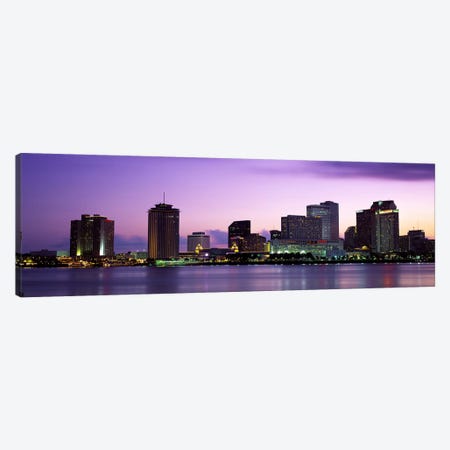 Dusk Skyline, New Orleans, Louisiana, USA Canvas Print #PIM2555} by Panoramic Images Canvas Art