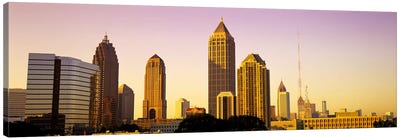 Sunrise, Atlanta, Georgia, USA Canvas Art Print - Atlanta Skylines