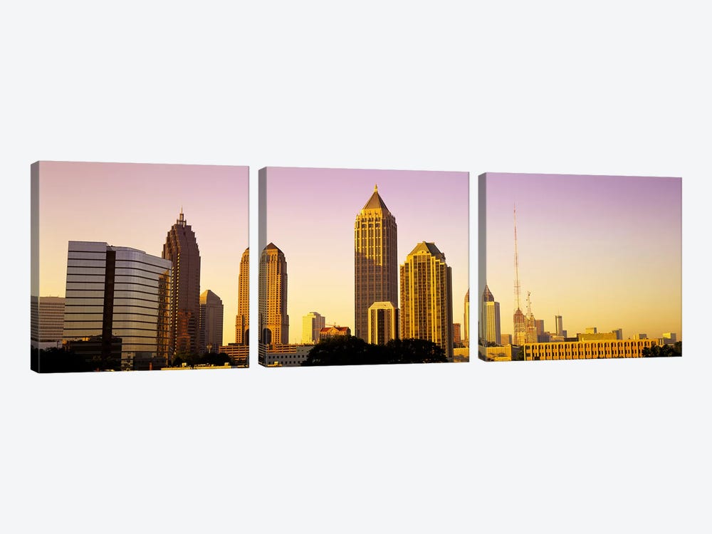 Sunrise, Atlanta, Georgia, USA by Panoramic Images 3-piece Canvas Art