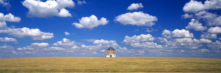 Cloudy Countryside Landscape, Grant County, Minnesota, USA