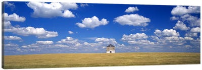 Cloudy Countryside Landscape, Grant County, Minnesota, USA Canvas Art Print - Minnesota Art