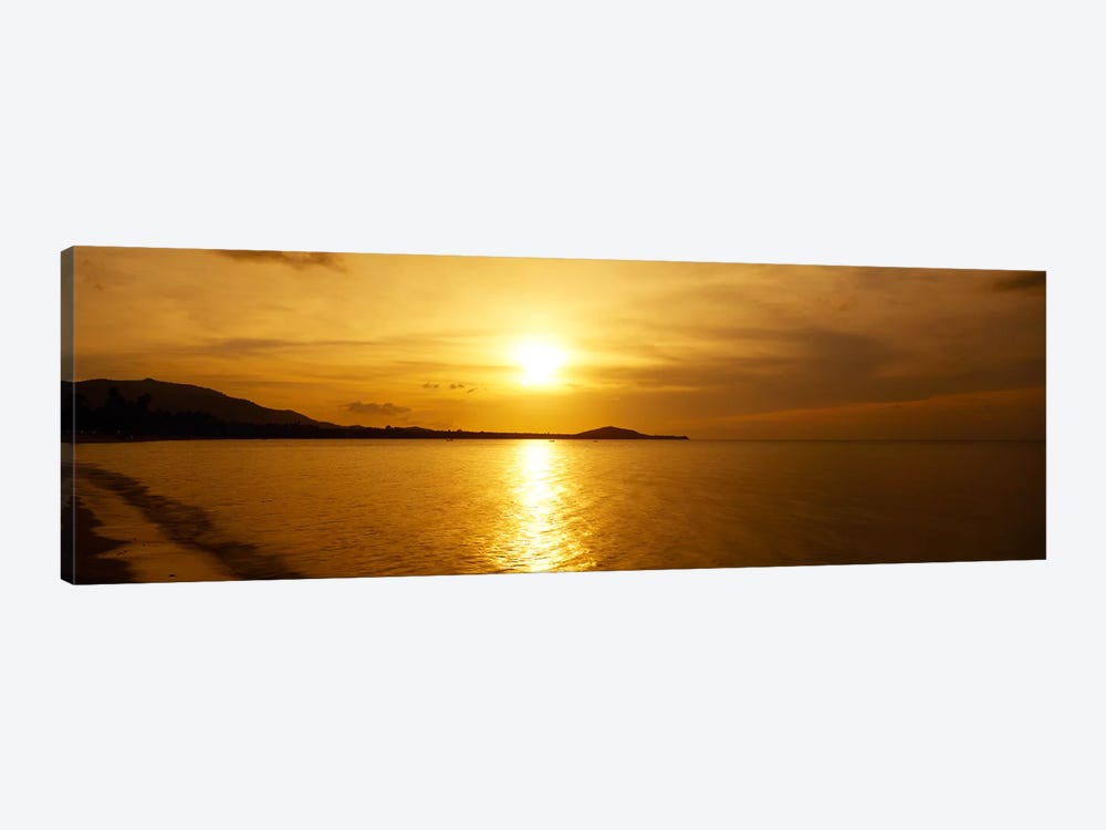 Sunset over the sea, Ko Samui, Thailand by Panoramic Images 1-piece Art Print
