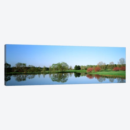 Pond at a golf course, Towson Golf And Country Club, Towson, Baltimore County, Maryland, USA Canvas Print #PIM2562} by Panoramic Images Canvas Artwork