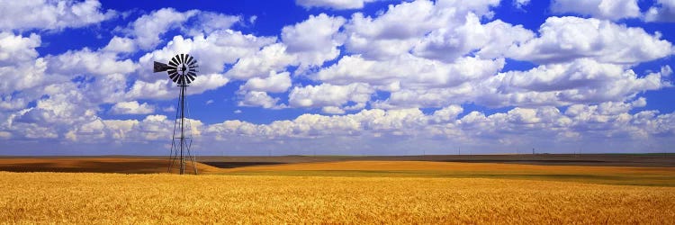 Windmill Wheat Field, Othello, Washington State, USA by Panoramic Images wall art