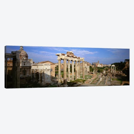 Forum Romanum, Rome, Lazio, Italy Canvas Print #PIM256} by Panoramic Images Canvas Wall Art