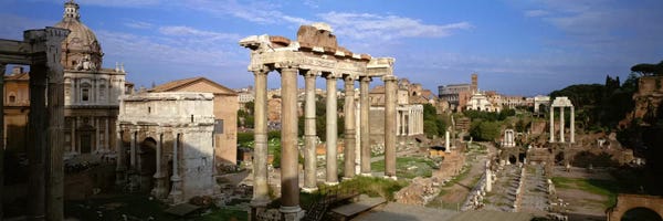 Columns: Forum Romanum, Rome, Lazio, Italy by Panoramic Images