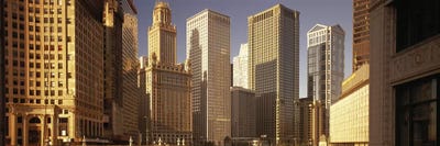 Cityscape Chicago IL USA by Panoramic Images acrylic art print