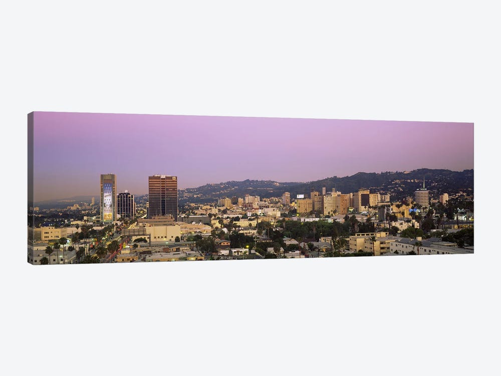 High angle view of a cityscape, Hollywood Hills, City of Los Angeles, California, USA by Panoramic Images 1-piece Art Print