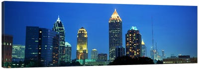 Skyline Atlanta GA USA Canvas Art Print - Atlanta Skylines