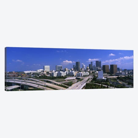 High angle view of elevated roads with buildings in the background, Atlanta, Georgia, USA Canvas Print #PIM2583} by Panoramic Images Canvas Artwork