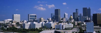 Skyscrapers in a city, Atlanta, Georgia, USA #3 by Panoramic Images multi panel art