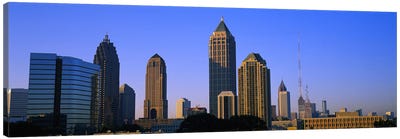 Buildings in a city, Atlanta, Georgia, USA Canvas Art Print - Georgia Art
