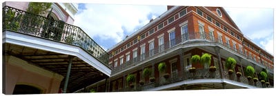 Wrought Iron Balcony New Orleans LA USA Canvas Art Print - Legendary Music Cities